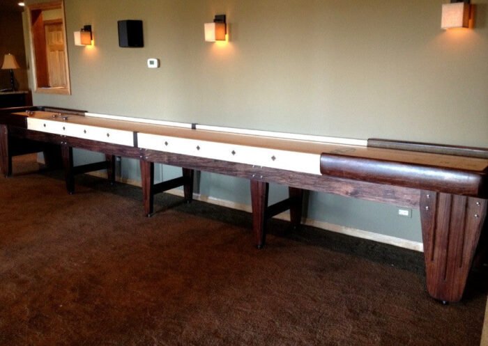 Hudson Dominator Shuffleboard 9'-22' Custom Wood and Stain Options - Image 8