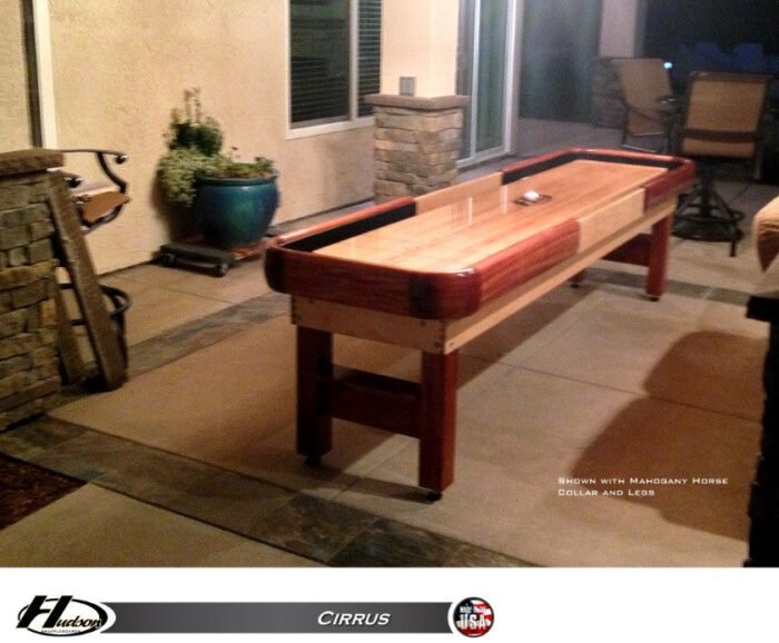 Hudson Cirrus Shuffleboard 9'-22 Indoor/Outdoor w/Custom Wood Options - Image 11