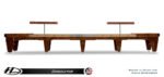 Hudson Dominator Shuffleboard 9'-22' Custom Wood and Stain Options - Image 3