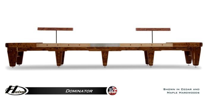 Hudson Dominator Shuffleboard 9'-22' Custom Wood and Stain Options - Image 3