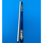 Ebony Stain w/ Blue Stained figures Pechauer Cue - Image 6
