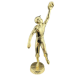 Vintage Baseball Outfielder Trophy Figure 6 ½”