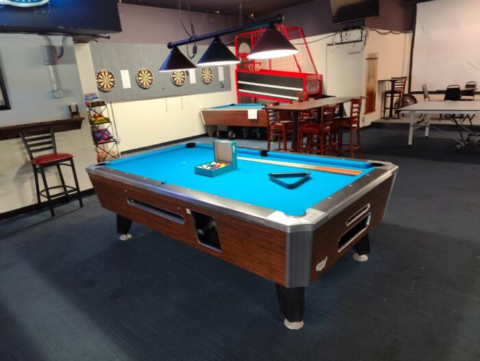 Valley Panther ZD-12X Dakar Ebony Coin Operated Pool Table - Image 15