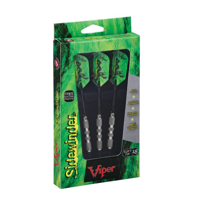 Viper Sidewinder Tungsten Soft Tip Darts Knurled Barrel 18 Grams - Image 6