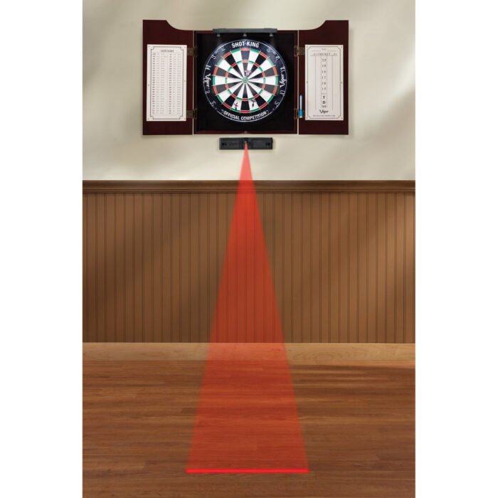 Viper Hudson Dartboard Cabinet Mahogany - Image 6