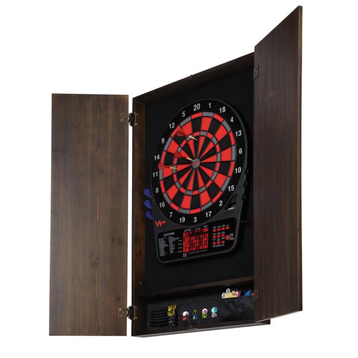 Viper Metropolitan Espresso Soft Tip Dartboard Cabinet - Image 6