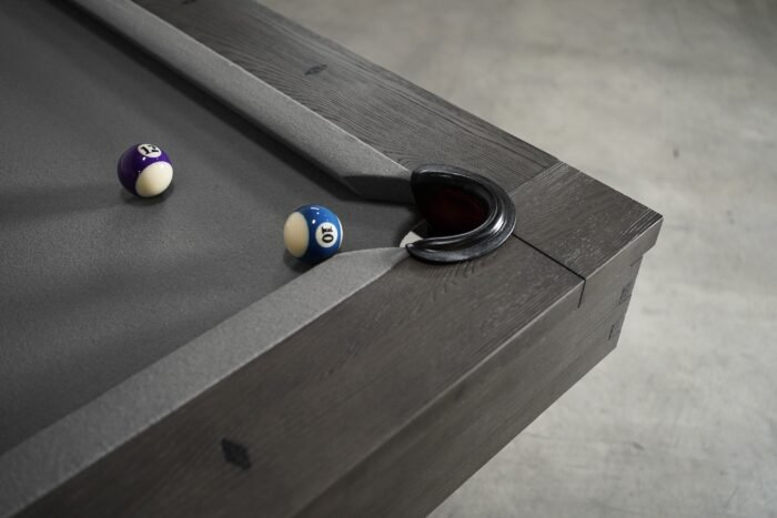 Nixon Georgia 7' Slate Pool Table in Grayson Grey Finish w/ Dining Top Option - Image 8