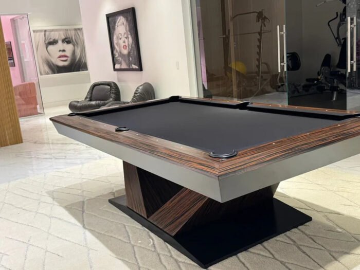 Meridian Slate Billiard Table – Macassar Elegance by White Billiards - Image 3