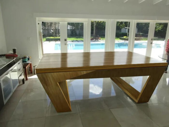 Valenti Slate Pool Table – Oak or Merbau Luxury Finish - Image 9