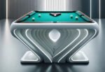 Stelva LED Slate Pool Table – Modern Luxury by White Billiards