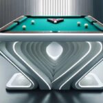 Stelva LED Slate Pool Table – Modern Luxury by White Billiards