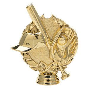 Wreath_Figure_Baseball_Gold_-_4_34_prod_15935_l_3026-G Wreath Figure, Baseball, Gold - 4 ¾” - Image 1