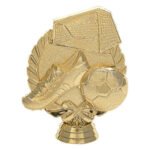 Wreath Figure, Soccer, Gold - 4 3/8"