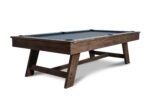 Nixon Hunter 8' Slate Pool Table in Brushed Walnut Finish w/ Dining Top Option