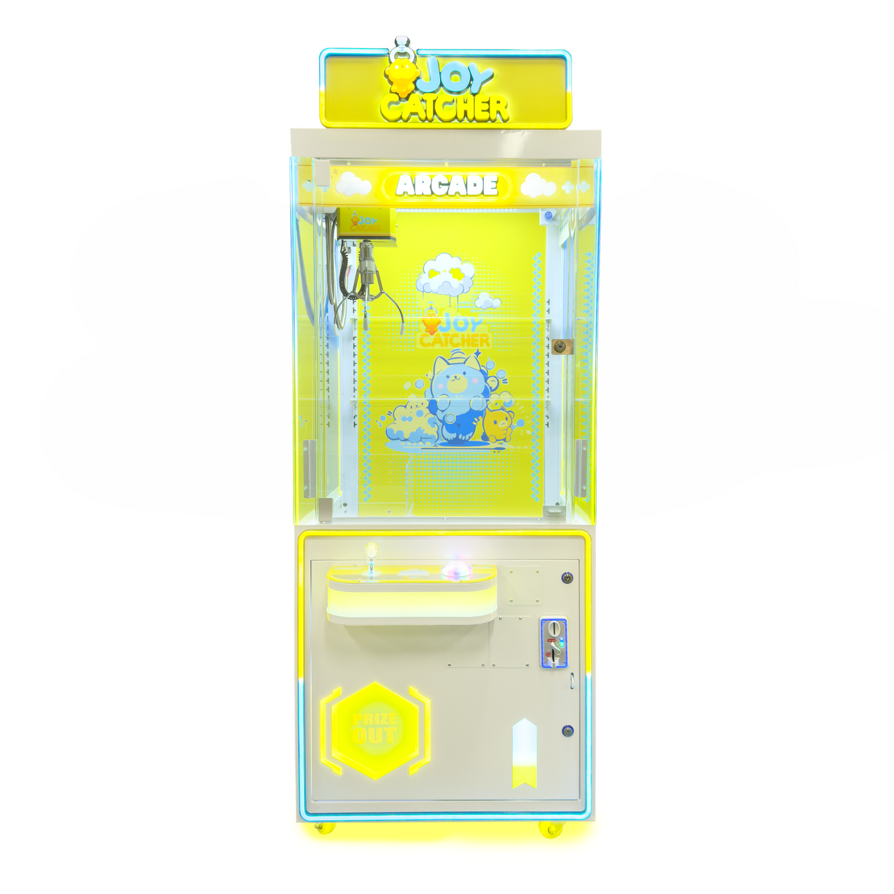 Yellow Joy Catcher 31" Claw Machine - Image 1