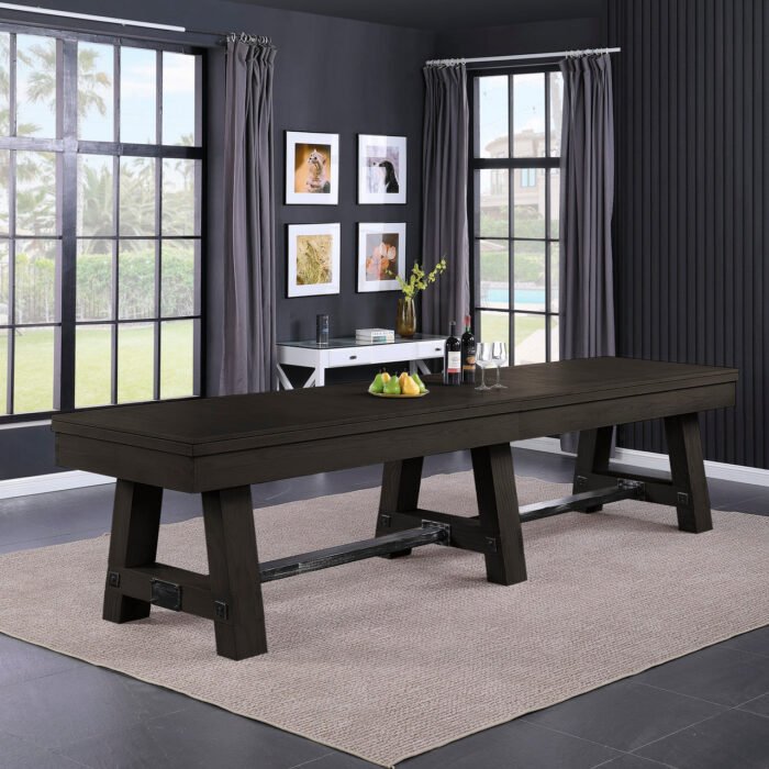 Playcraft 16' Yukon Pro-Style Shuffleboard Table in Weathered Fieldstone - Image 4