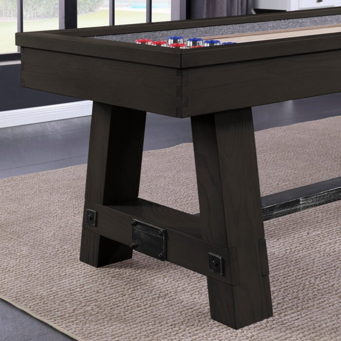 Playcraft 14' Yukon Pro-Style Shuffleboard Table in Weathered Fieldstone - Image 10