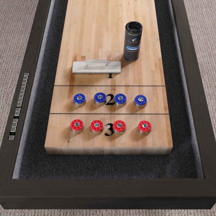 Playcraft 14' Yukon Pro-Style Shuffleboard Table in Weathered Fieldstone - Image 5