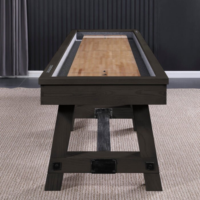 Playcraft 14' Yukon Pro-Style Shuffleboard Table in Weathered Fieldstone - Image 6