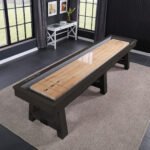 Playcraft 14' Yukon Pro-Style Shuffleboard Table in Weathered Fieldstone - Image 2
