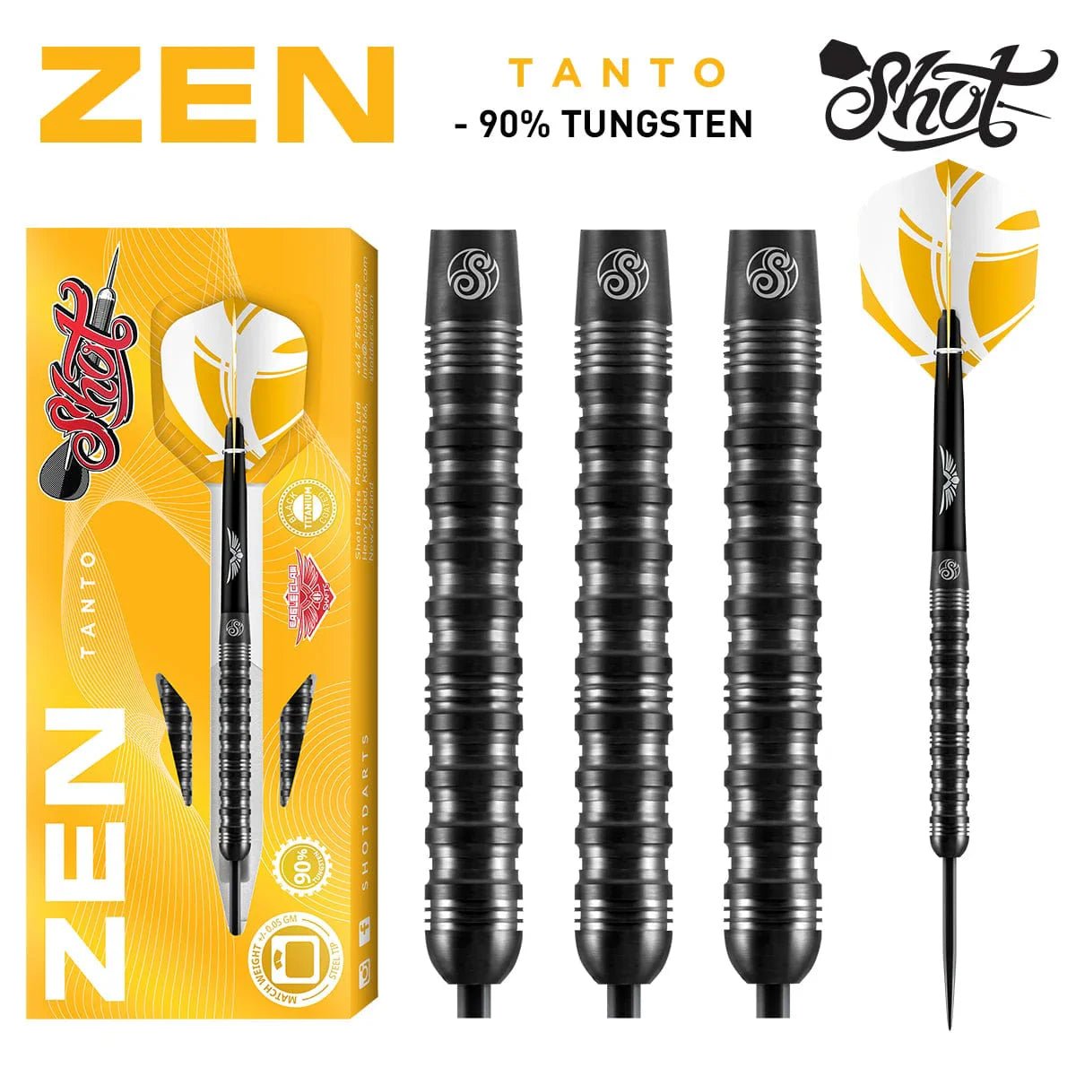 ZTST_Tanto-all-in-one_6297c5b8-965e-4df3-a99b-b466cc74c08c Zen Tanto Steel Tip Dart Set - 90% Tungsten - Image 1