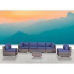 Outdoor Wicker Seating Group With Cushions - Image 14