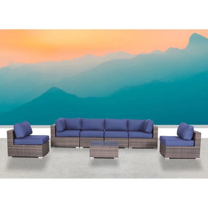 Outdoor Wicker Seating Group With Cushions - Image 14