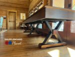 Playcraft 12' Santa Fe Pro-Style Shuffleboard Table in Cocoa Bean - Image 5