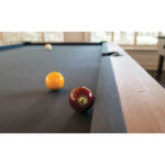 American Heritage Billiards Abbey 7' Slate Pool Table in Antique Grey - Image 8