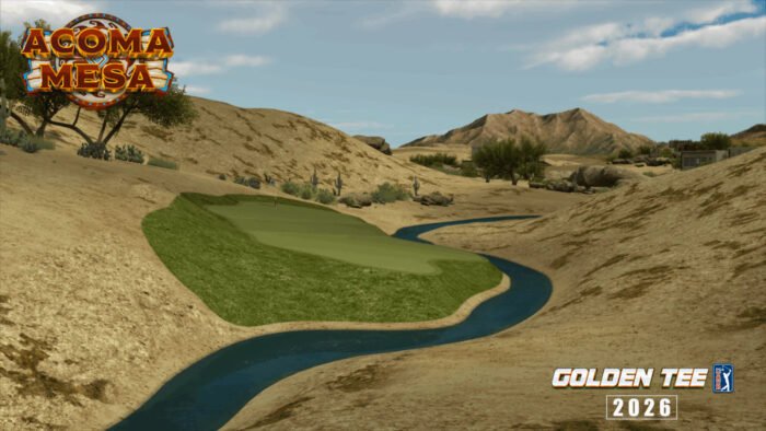 Incredible Technologies Golden Tee 2026 PGA Tour Commercial with Stand - Image 4