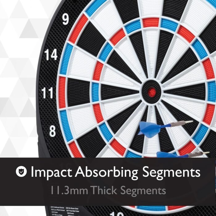 Showdown Electronic Dartboard Sport Size over 30 Games with 590 Options Automati - Image 8
