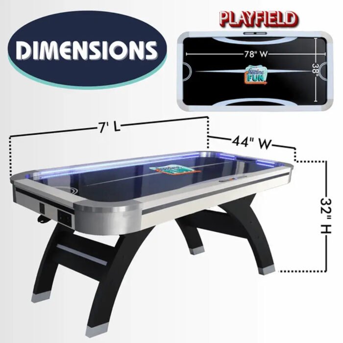 Freetime Fun Slap Shot Air Hockey Table w/ Ping Pong Table Top - Image 6