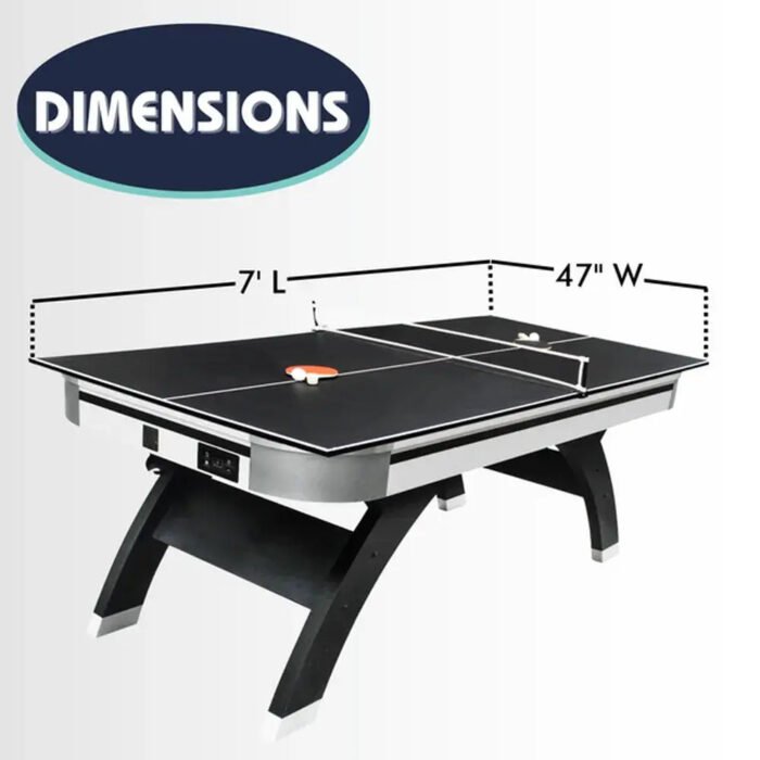 Freetime Fun Slap Shot Air Hockey Table w/ Ping Pong Table Top - Image 7