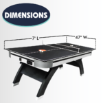 Freetime Fun Slap Shot 7' Air Hockey Table - Image 4