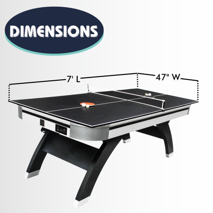 Freetime Fun Slap Shot 7' Air Hockey Table - Image 4