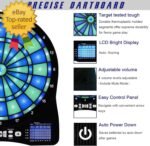 Electronic Dart Board,13 Inch Illuminated Segments Light Based Games Electric Da - Image 3