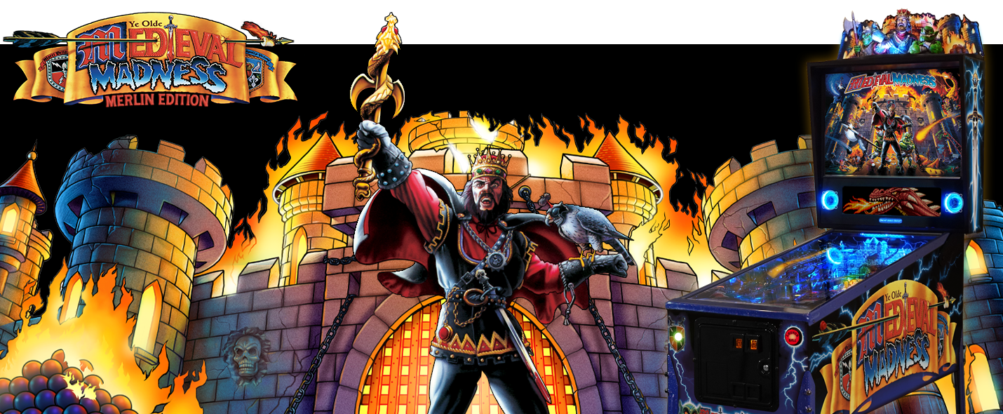Medieval Madness Merlin Edition Pinball Machine