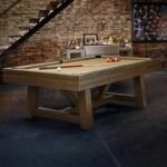Brunswick Botanic 7ft American Pool Table - Rustic Dark Brown