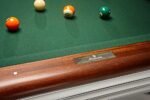 Brunswick Centennial 9ft American Pool Table With Gully - Rosewood & Chrome - Image 3