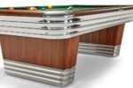 Brunswick Centennial 8ft American Pool Table With Drop Pocket - Rosewood & Chrome - Image 3