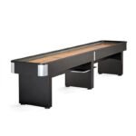 Brunswick Delray 9ft Shuffleboard Table - Matte Black