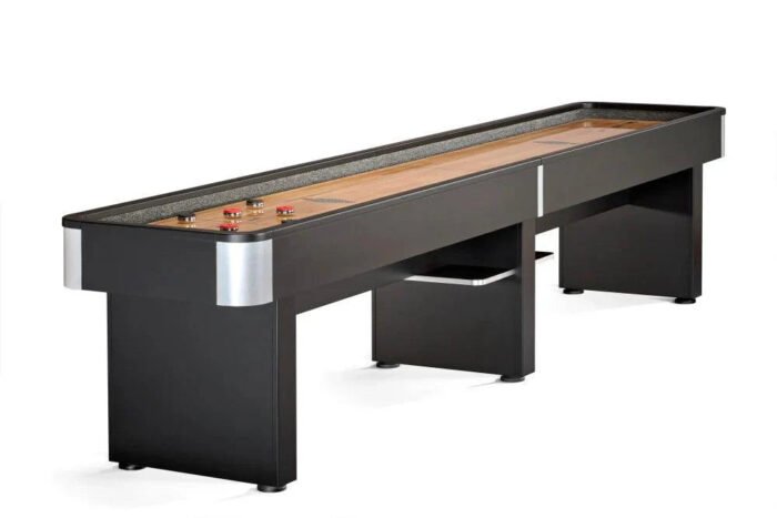 Brunswick Delray 9ft Shuffleboard Table - Matte Black - Image 5