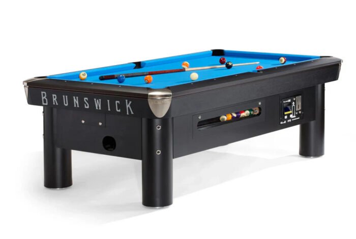 Brunswick Gold Crown 7' Coin Pool Table - Image 3