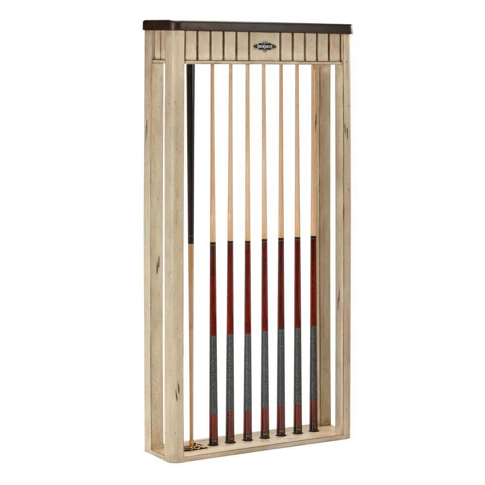batch1-the-henderson-wall-rack__walnut-and-aged-linen_1copy Brunswick The henderson Wall Cue Rack - Aged Linen And Walnut (add on) - Image 1