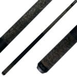 Stained Birdseye Maple with Textured Leather Wrap - Butt only - Image 5