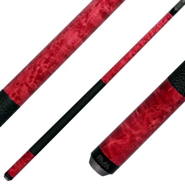 Stained Birdseye Maple with Textured Leather Wrap - Butt only - Image 8
