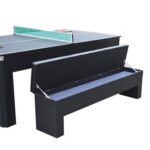 Hathaway Park Avenue 7' Pool Table Set With Benches & Top - Image 2