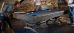 Brunswick Billiards Birmingham 9' Slate Pool Table in Charcoal - Image 4