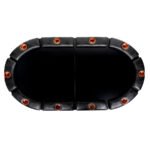 Elite 10 Player Poker Table With Wood Finish - Image 7