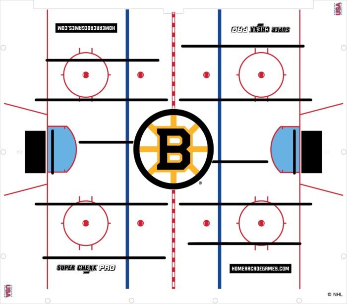 Boston Bruins NHL Super Chexx Pro Bubble Hockey - Image 3
